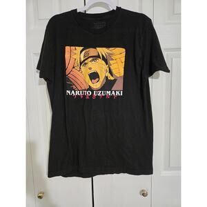 Naruto large men's black tshirt